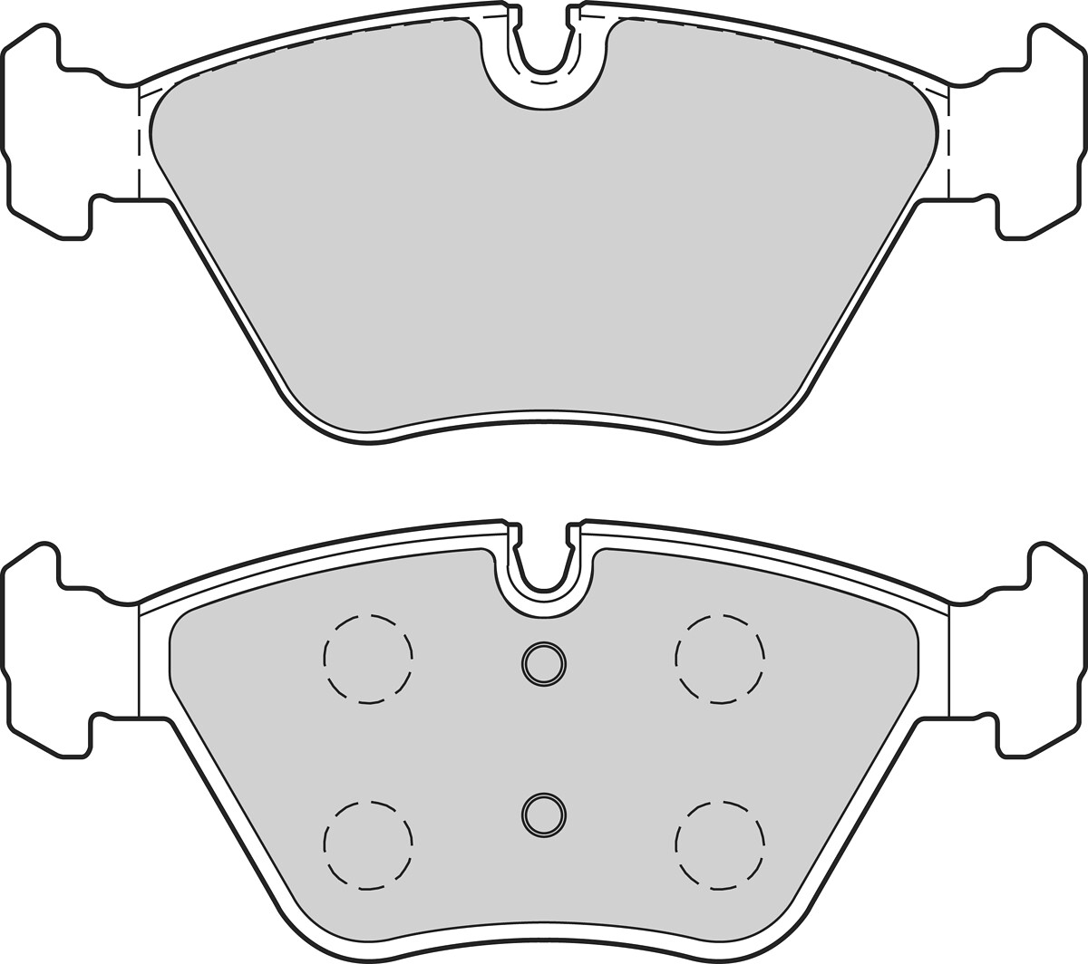 Jeu de 4 plaquettes de frein VALEO ref. 302692